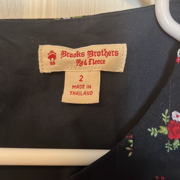 Brooks Brothers floral blouse size 2 - Picture 3 of 6